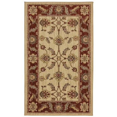 8'x10' Sedona Ivory/Henna Rug